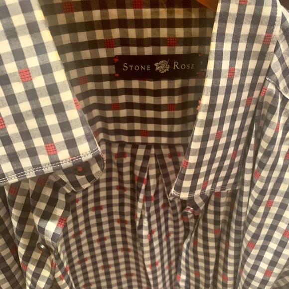 Sakes Fifth Ave Sone Rose Men’s Dress Shirt Beautiful size M. Great with jeans. - Picture 2 of 6